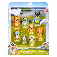 Spectron Bluey speelfiguren familie & vrienden, 8st.