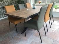 Set van 6 leren eetkamerstoelen - verschillende kleuren leer - Echt leer, Modern, ontdek de vele Leersoorten en Kleuren bij ShopX