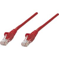 Intellinet 325998 RJ45 Netwerkkabel, patchkabel CAT 5e U/UTP 20.00 m Rood 1 stuk(s) - thumbnail