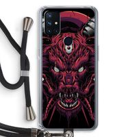 Hell Hound and Serpents: OnePlus Nord N10 5G Transparant Hoesje met koord
