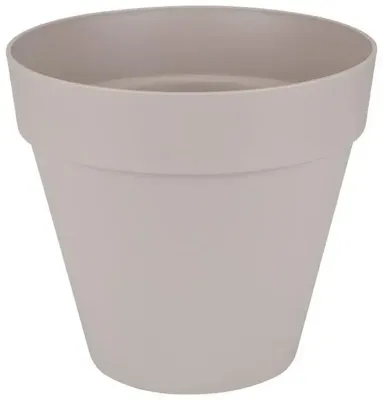 Elho loft urban rond weels bloempot 50 warm grijs