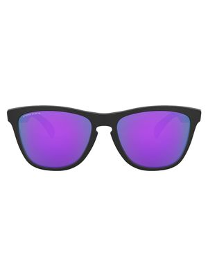 Oakley lunettes de soleil Frogskins à verres miroirs - Noir