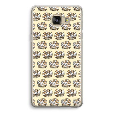 Slapende poes: Samsung Galaxy A5 (2016) Transparant Hoesje