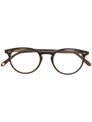 Garrett Leight lunettes de vue Winward - Marron