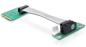 DeLOCK 41370 Mini PCI Express PCI Express x1 Multi kleuren kabeladapter/verloopstukje