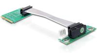 DeLOCK 41370 Mini PCI Express PCI Express x1 Multi kleuren kabeladapter/verloopstukje