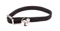 Martin halsband kat elastisch nylon zwart (30X1 CM) - thumbnail