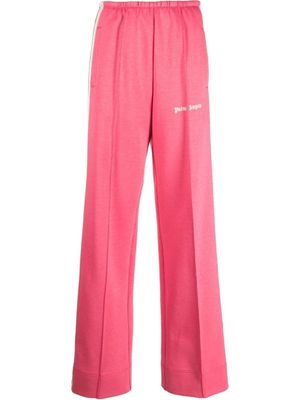 Palm Angels pantalon de jogging à logo imprimé - Rose
