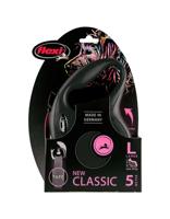 Flexi Flexi New Classic Tape L Zwart 5m