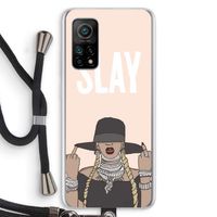 Slay All Day: Xiaomi Mi 10T 5G Transparant Hoesje met koord