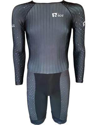 Nice Inline Suit Skeelerpak Purple Dots Lange Mouwen 175 / L Paars