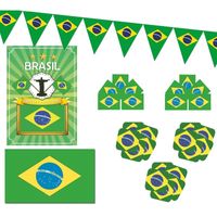 Braziliaanse decoraties versiering pakket   - - thumbnail