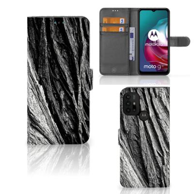 Book Style Case Motorola Moto G10 | G20 | G30 Boomschors Grijs | Portemonnee hoesje