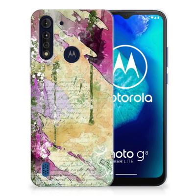 Smartphone hoesje Motorola Moto G8 Power Lite Letter Painting Smartphone hoesje Motorola Moto G8 Power Lite Letter Painting