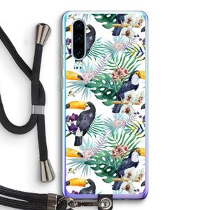 Tukans: Huawei P30 Transparant Hoesje met koord
