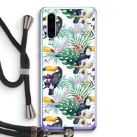 Tukans: Huawei P30 Transparant Hoesje met koord