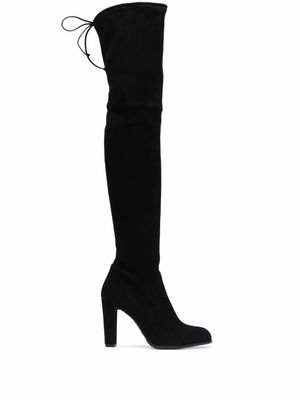 Stuart Weitzman cuissardes Highland 120 mm - Noir