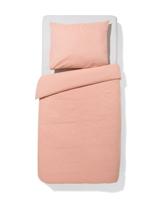 HEMA Dekbedovertrek 140x200/220cm chambray oranjerood (terra)