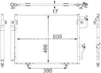 Condensor, airconditioning AC475001S
