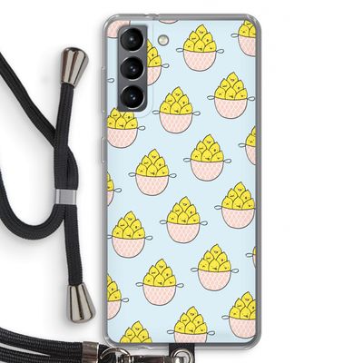 Citroenen: Samsung Galaxy S21 Transparant Hoesje met koord