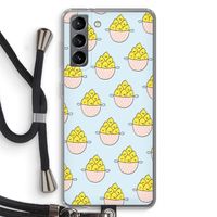 Citroenen: Samsung Galaxy S21 Transparant Hoesje met koord