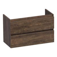 Brauer Joy - Onderkast Ondiep - 80 cm - met 2 Softclose Lades Greeploos en 1 Sifon Uitsparing - Grove