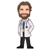 Cartoon Kussen - Dokter - Pillow Buddies