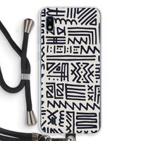 Marrakech print: Samsung Galaxy A10 Transparant Hoesje met koord