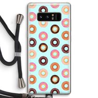Donuts: Samsung Galaxy Note 8 Transparant Hoesje met koord