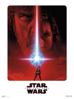 Kunstdruk Star Wars Vill The Last Jedi 30x40cm