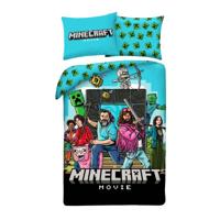 Minecraft Dekbedovertrek A minecraft Movie - 140 x 200 cm - 70 x 90 cm - Polyester