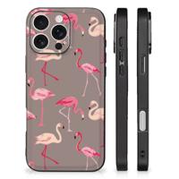 iPhone 16 Pro Dierenprint Telefoonhoesje Flamingo