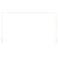 Tafelklem/tafelhaak - wit - staal - verstelbaar - 117-211,5 x 3,7 - 110,5 cm   -