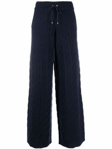 Ralph Lauren Collection pantalon torsadé en cachemire recyclé - Bleu