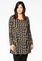 Yoek Tuniek wide bottom BLACK CAMEL | Zwart | Maat 50/52