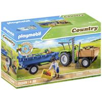 Playmobil Country Tractor met aanhanger 71249 - thumbnail