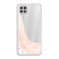 Peach bath: Samsung Galaxy A22 4G Transparant Hoesje Peach bath: Samsung Galaxy A22 4G Transparant Hoesje