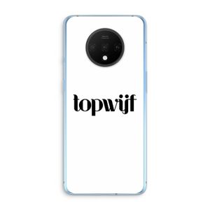 Topwijf Wit: OnePlus 7T Transparant Hoesje