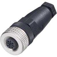 Hirschmann 933 139-100-1 Sensor/actuator connector, niet geassembleerd M12 Aantal polen: 4 Bus, recht 1 stuk(s) - thumbnail