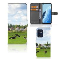 OPPO Find X5 Lite | Reno 7 5G | Telefoonhoesje | Met pasjeshouder | Koeien