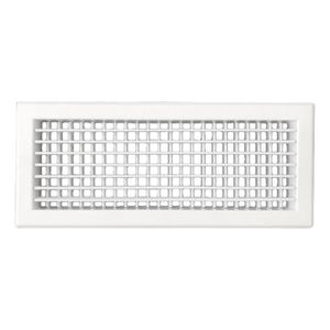 Wandrooster Vta-8110d (inbouw) Staal - 600x100mm - Met Dubbele Instelbare Schoepen