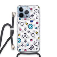 8-bit N°9: iPhone 13 Pro Transparant Hoesje met koord