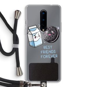 Best Friend Forever: OnePlus 8 Transparant Hoesje met koord