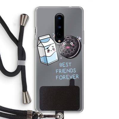 Best Friend Forever: OnePlus 8 Transparant Hoesje met koord