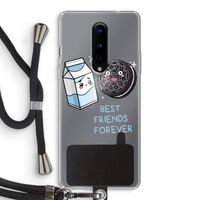 Best Friend Forever: OnePlus 8 Transparant Hoesje met koord