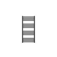 Crosswater MPRO handdoekradiator - 90x43cm - 342watt - Mat Zwart MP48X93MB