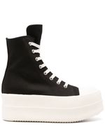 Rick Owens DRKSHDW baskets Double Bumper à semelle épaisse - Noir