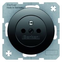 Berker wandcontactdoos penaarde R1-R3 zwart 6167332045