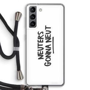 Neuters: Samsung Galaxy S21 Transparant Hoesje met koord