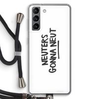 Neuters: Samsung Galaxy S21 Transparant Hoesje met koord